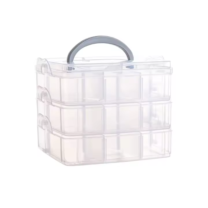 Caja clasificadora con ASA, surtida, 15,5x15,5x12,9 cm - 1