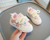 Nuevas Zapatillas Deportivas Casuales Para Niñas 2024 Primavera Y Otoño High Top Kuromi Y Melody Dibujos Animados Antideslizantes Material Superior PU Edad 4-6 Años Todas Las Estaciones - details 12