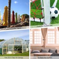 Bungee Cables De Bola Para Sujeción De Tarpacaña 50-Pcs Camping Refugio Carga Paredes De Tenda Palos De Tenda Herramientas Multifuncionales Al Aire Libre - details 9
