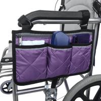 Bolsa Impermeable Para Silla De Ruedas Con Bandeja Reflectante Segura Gran Capacidad Almacenamiento Multifuncional Para Andadores - details 10