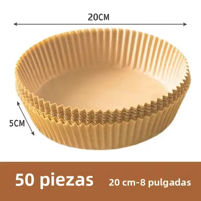 50PCs Papel De Fritura De Aire Desechable No Adhiere a La Madera Asesoría De Tetera Accesorios De Fritura De Aire - 1