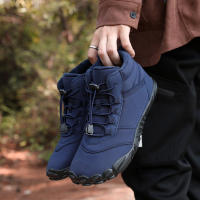 Zapatos De Senderismo Para Hombre Antideslizantes Botas De Nieve De Alta Calidad Algodón Talla Grande 36-47 Para Trekking - details 19