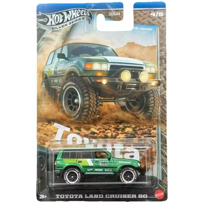 Hot Wheels Semi Premium Silver Series Toyota Series (2025) Toyota Land Cruiser 80 4/5 - 1