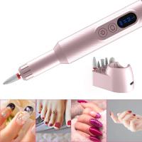 Máquina De Uñas Eléctrica Recargable 18000RPM Sin Cable Con Corte De Molienda Herramienta De Manicura Portátil Para Tratamientos De Uñas - details 5