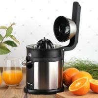 MAGEFESA ZESTER INOX Exprimidor Eléctrico de 120W de 250ml, Sistema Antigoteo, Base Antideslizante, Palas Arrastra Pulpa - details 1