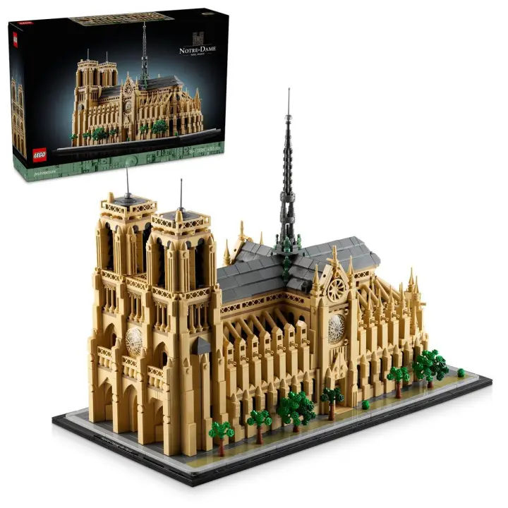 LEGO 21061 Architecture Landmarks Collection Notre Dame de París Kit de maqueta arquitectónica - 1