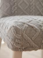 Funda De Silla De Comedor Geométrica Jacquard 1 Pieza Cubierta Elástica Para Hotel Sala De Estar Oficina Banquete Decoración Del Hogar - details 1