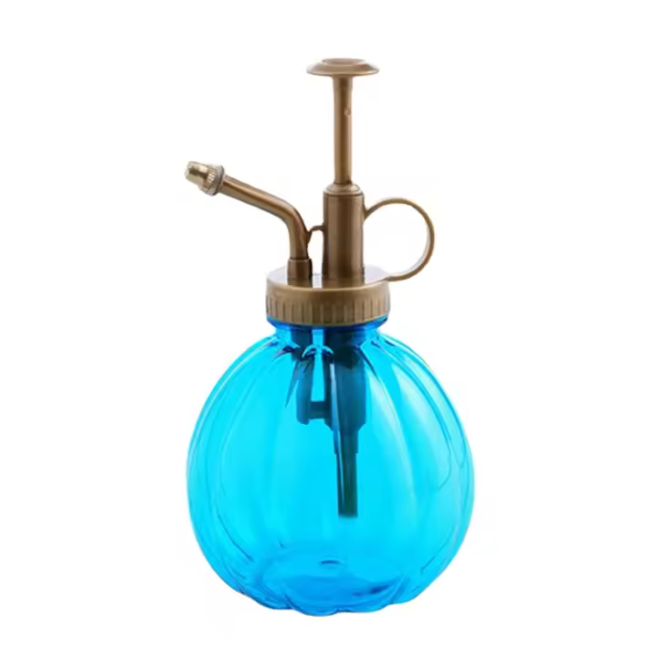 Botella De Rociador Redonda De 350ML Alta Calidad Múltiple Uso Para Riego De Plantas Y Flores Portátil Para Jardinería Con Rojellador - 1