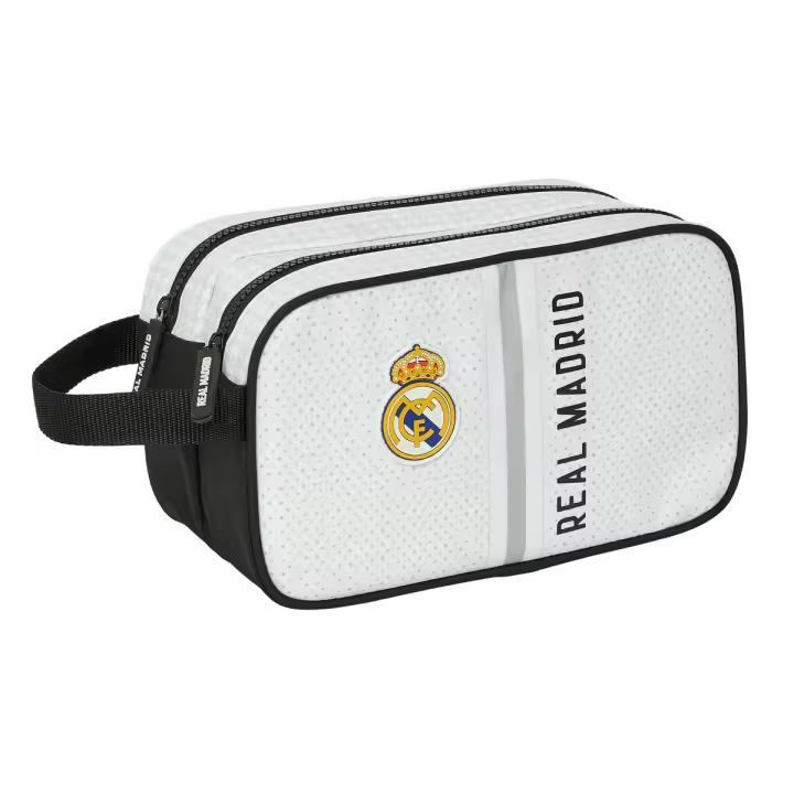 Neceser de Viaje Real Madrid C.F. Blanco Gris Deportivo 26 x 15 x 12.5 cm - 1