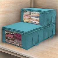 Bolsa Plegable De Almacenamiento Para Ropa Y Juguetes Organizador De Algodón No Tejido Para Hogar Cubiertas Y Fundas - details 3