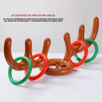 Nueva Decoración Inflable De Cabeza De Ciervo Para Navidad Juguete Modelo Inflable Para Interior Y Exterior Adorno De Jardín Para Fiesta De Año Nuevo - details 3