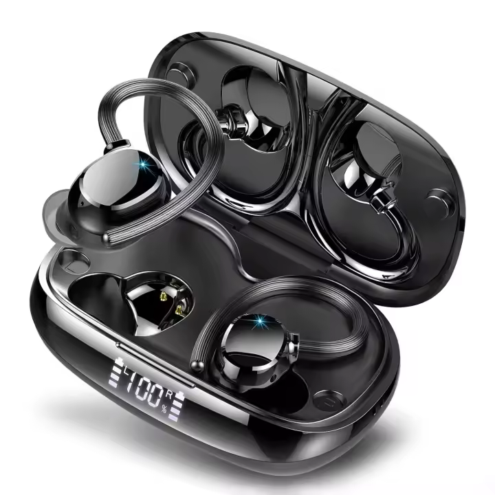 Auriculares Bluetooth 5,3 Con Cancelación De Ruido ENC, Auriculares Inalámtricos Impermeables Pantalla LED - 1