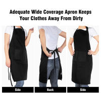 Delantal de Cocina impermeable Y a prueba de agua para el hogar, ajustable, sin Mangas, para trabajo de Camarero Masculino y Femenino - details 0