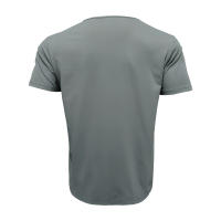 Camiseta De Verano Para Hombre Estilo Slim Fit Cuello U Color Sólido Casual Versátil Camisa Henry Manga Corta Moda 2025 - details 13