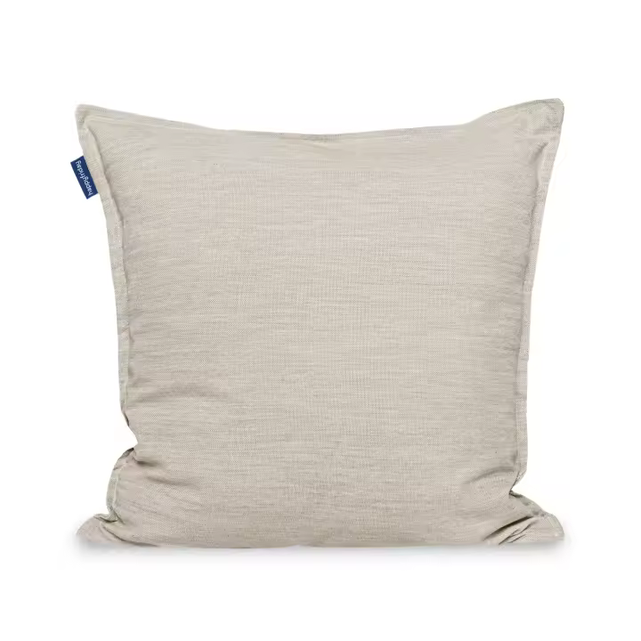 Happyfriday- Twill Funda de cojín decorativo 60x40 cm Beige, Fundas de cojines decorativos 71% Poliéster 29% Algodón, calidad de , Fabricado en España - 1