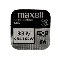Banner - Pila maxell de boton oxido plata 337 SR416SW
