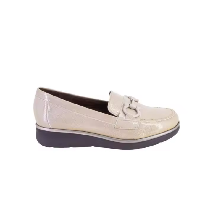 Mocasines Pitillos 10701 Mujer Beig - 1