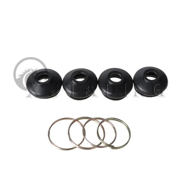 4 Pcs Terminales De Barras deSuspensión Y Dirección Para ATV Go Kart Quad Bike Cubierta De Protección Contra Polvo Universal En Goma - 1