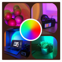 Lámpara De Noche LED USB Con Proyector De Rainbow Y Neón Para Decoración De Habitación Luz De Ambiente Para Fotografía Y Regalo - details 13