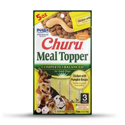 Churu Meal Topper DOG Pollo y Calabaza (12x4x14gr) - 1