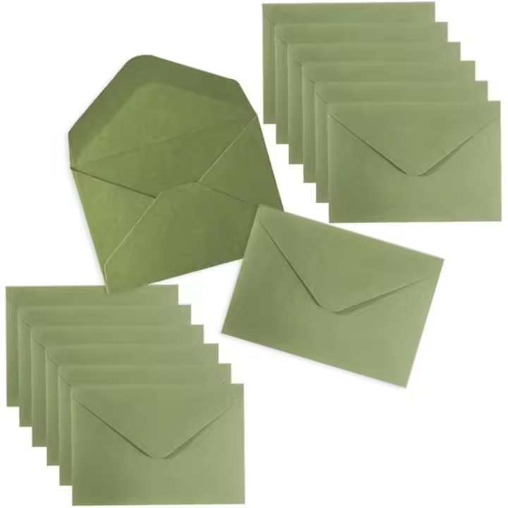 60 Hojas Sobres Gift Grandes, Sobres Bonitos Para Gift, Sobres Gift Pequeños, Aptos Para Envolver Regalos O Enviar Cartas (Papel No Incluido) - 1