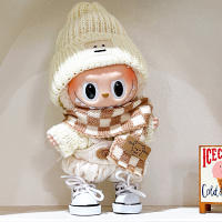 Ropa De Peluche Labubu Para Bebé 17cm Accesorios De Anime Lindo Y Moderno Traje De Hoodie Para Regalo De Navidad Unisex - details 19