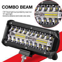 Luz De Trabajo LED De 7 Pulgadas Para Jeep Barra De Iluminación Offroad Barco Camión Tractor SUV ATV 12V 24V Resistente Al Agua - details 10