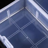 Caja De Almacenamiento Transparente Para Componentes Herramientas Y Joyas Caja De Plástico Para Uñas Organizador Práctico De Herramientas - details 4