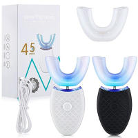 Cepillo De Dientes Eléctrico Para Adultos En Forma De U Automático 360° Limpieza Completa Blanqueamiento Carga Inalámbrica Impermeable - details 7