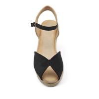 Calzados soraia, Sandalia de antelina y plataforma de yute, espardeñas de cuña, para mujer. - details 30