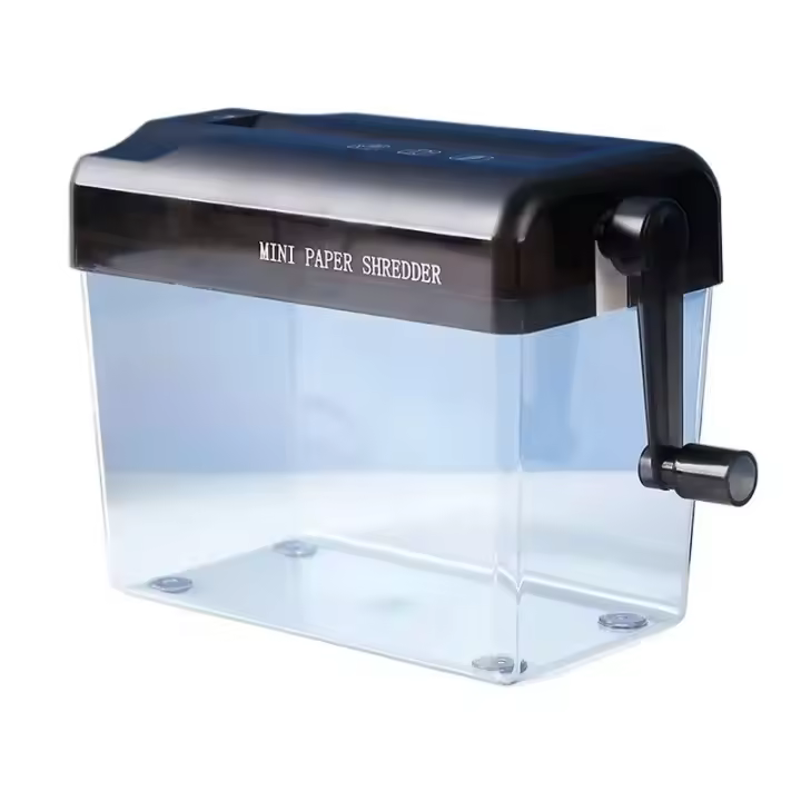  Trituradora De Papel Manual De Mano Mini Herramienta De Corte De Documentos Portátil Máquina De Corte De Tarjetas Y Papel Para Oficina - 1
