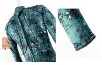 Traje De Neopreno Para Pesca Y Natación 3mm Camuflaje Adulto Completo Termal Para Surf Y Snorkel Azul Verde JoyMaySun - details 13
