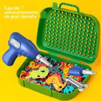 Juego Educativo De Construcción Para Niños 450 Piezas Con Destornillador Kit De Ingeniería De Mosaico Creativo Para Niños Y Niñas Edad 3-12 Años - details 3