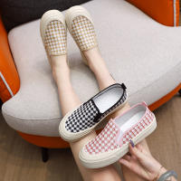 Zapatos Casuales Para Mujer De Primavera Y Otoño Moda Coreana Zapatos De Lona Cómodos Para Estudiantes Con Punta Redonda Y Antideslizante - details 3