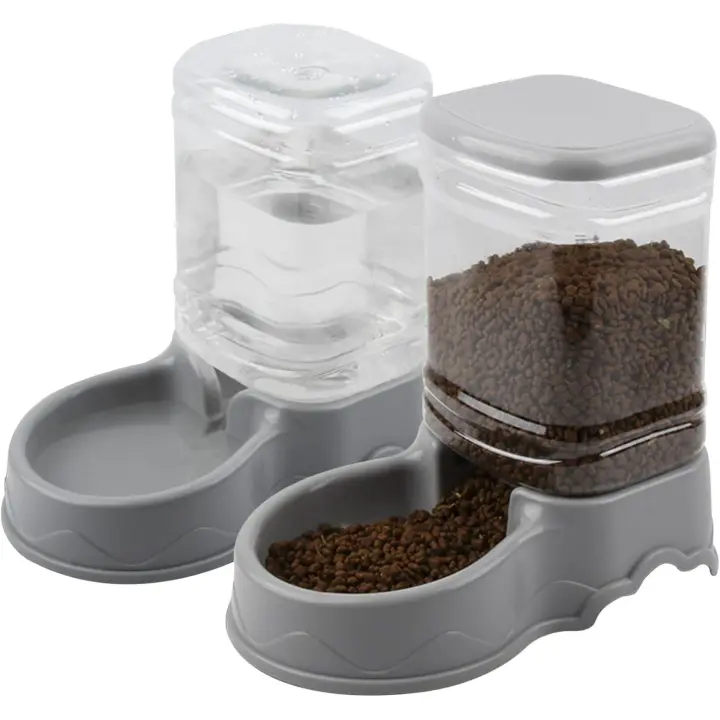 Comedero automático para mascotas, comedero para perros y gatos de 3,5 L, dispensador de comida para mascotas, bebedero para animales de perros y gatosComedero automático para mascotas, comedero para perros y gatos de 3,5 L, dispensador de comida para mas - 1
