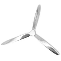 vidaXL Hélice para la pared aluminio plateado 70 cm - details 2