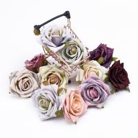 5/10pcs Rosas Europeas De 8CM Para Bodas Decorativas Flores Artificiales Accesorios De Novia Clearancce Hojas Incluidas Venta Al Por Mayor - details 10