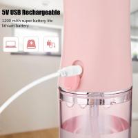 Irrigador Oral Portátil Flosser De Agua Dental Recargable USB Con 4 Tiras De Jetable 220ml 3 Modos IPX7 1400rpm Para Adultos - details 7
