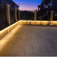 Tira De LED COB Neon 24V 10M Con Control Remoto RF Dimmable 320 LEDs/m Flexible Para Decoración De Jardín Luz De Tubo De Cinta - details 9