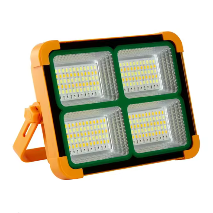 FACTORLED FOCO LED SOLAR PORTATIL BATERIA RECARGABLE, POTENCIA 25W, COLOR DE LUZ SELECCIONABLE, CARGA SOLAR Y USB, ORIENTABLE Y MAGNÉTICO, PERFECTO PARA JARDIN, PATIOS, GARAJES, COCHE, CAMPING... - 1