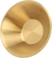 Ensaladera decorativa de metal Dorado de Doble Capa para preparar comida en La Cocina, ideal para Cunas (14 cm) - details 1