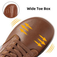 Zapatillas Minimalistas HOBIBEAR Para Hombre Y Mujer Calzado De Piel Artificial Sin Talón Cero Zapatos De Senderismo Unisex - details 4