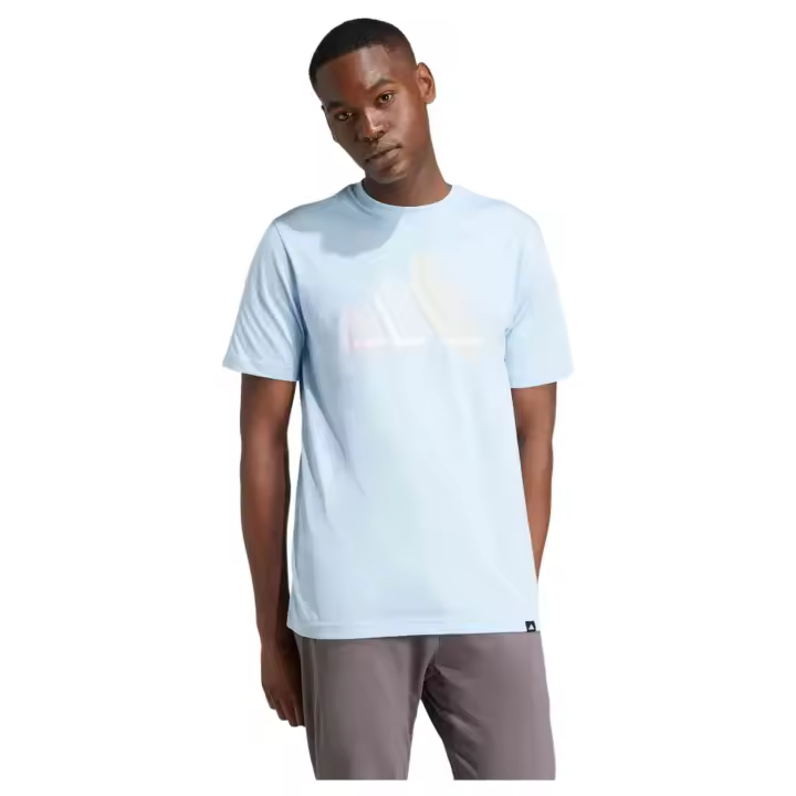 Camiseta de Manga Corta Adidas  para hombre en color azul - 1
