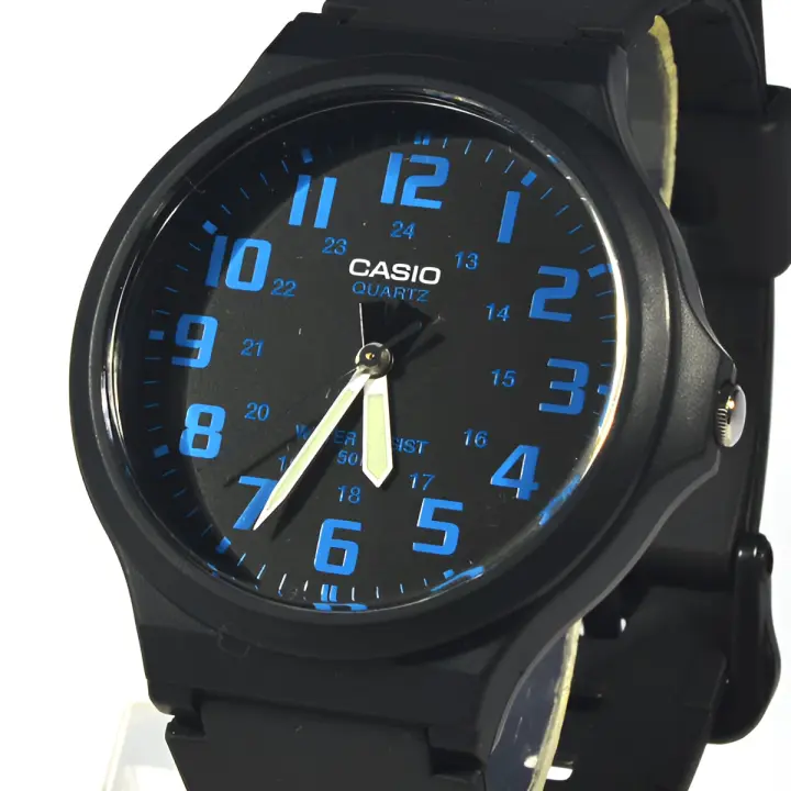 Reloj Casio Unisex MW-240-2BV dial negro water resist - 1