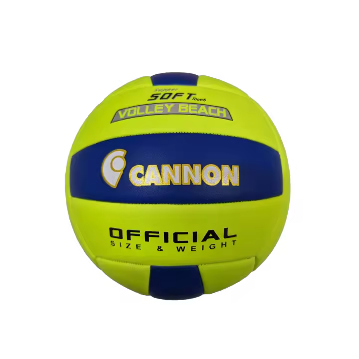 Cannon - Balón Voley Playa, Super Soft Touch, Suave, 18 Paneles - 1
