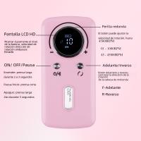 Máquina De Uñas Eléctrica Recargable Profesional 45000RPM Portátil Para Archivar Uñas De Acrílico Y Gel Eliminación De Uñas Postizas - details 2