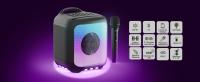 Vieta Pro Altavoz Bluetooth Karaoke de 100W Party 55 de Sonido Potente con luces RGB, micrófono, control remoto. Batería hasta 9h y conexiones micro USB, USB-C y microSD. Altavoz TWS con sonido estéreo nítido y nítido y envolvente - details 0
