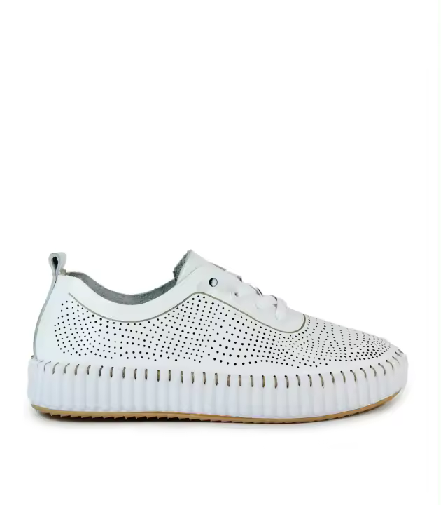 ZAPATILLAS FRESCAS DE PIEL THE HAPPY MONK MALLORCA 008 BLANCO - 1