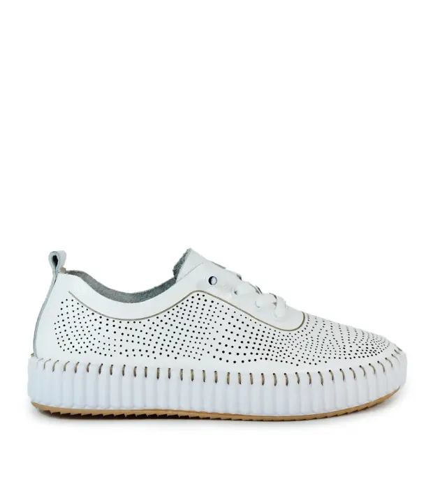 ZAPATILLAS FRESCAS DE PIEL THE HAPPY MONK MALLORCA 008 BLANCO - 1