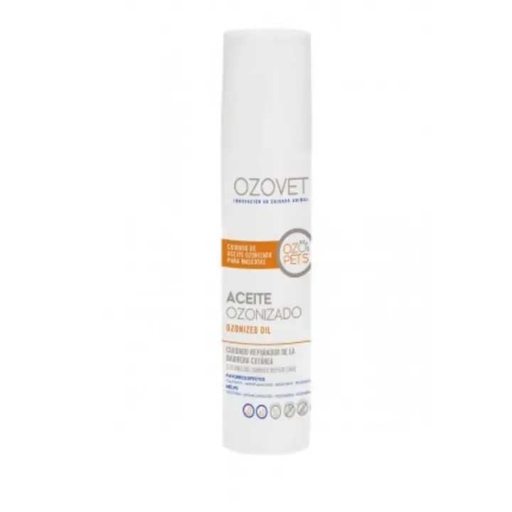 Ozoaqua Ozovet Veterinario Ozopets aceite de ozono Restauracion Recuperacion Contra Picor Deshidratacion e Inflamacion Perro Gato - 1